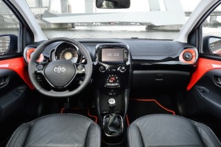 Toyota Aygo front interior LHD
