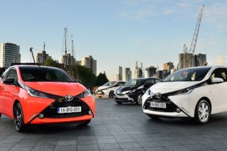 Toyota Aygo range lines up for sale