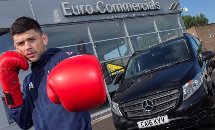 Olympic Welshman boxes clever with Mercedes-Benz Vito